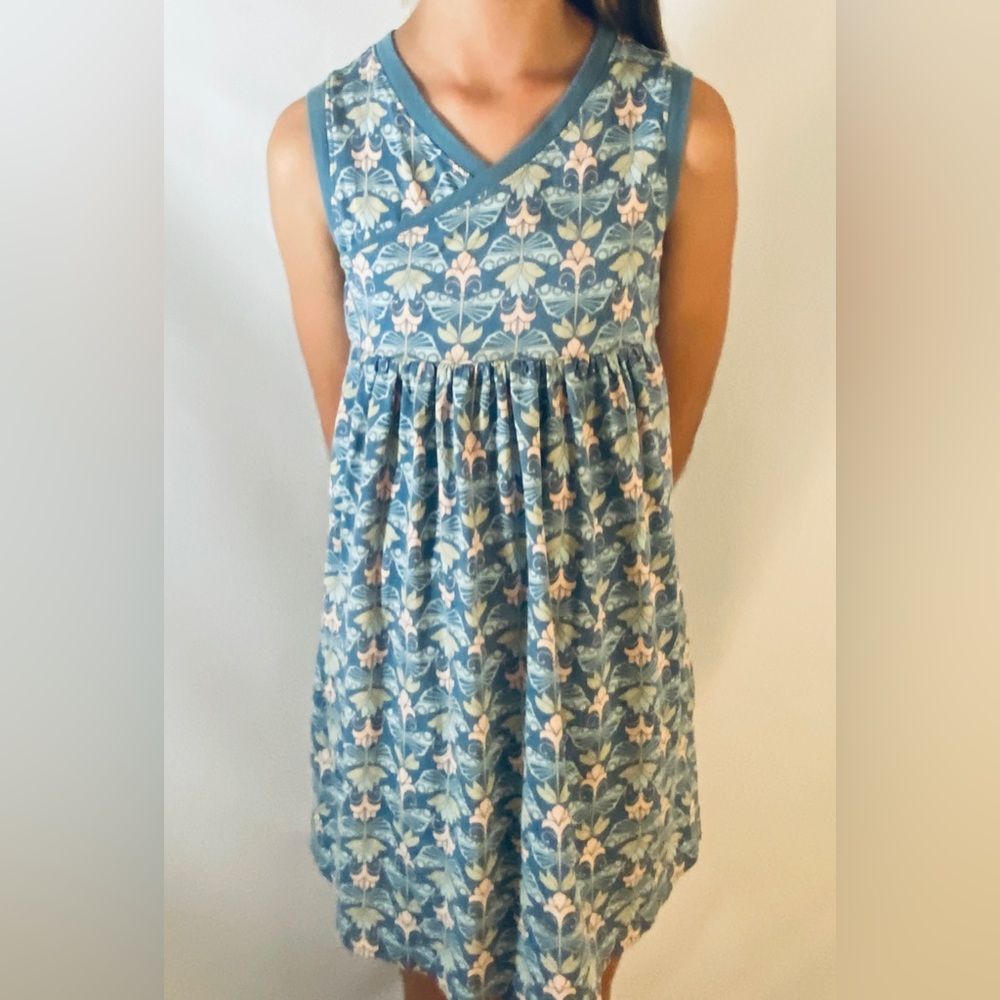 Tea Collection high waisted wrap dress